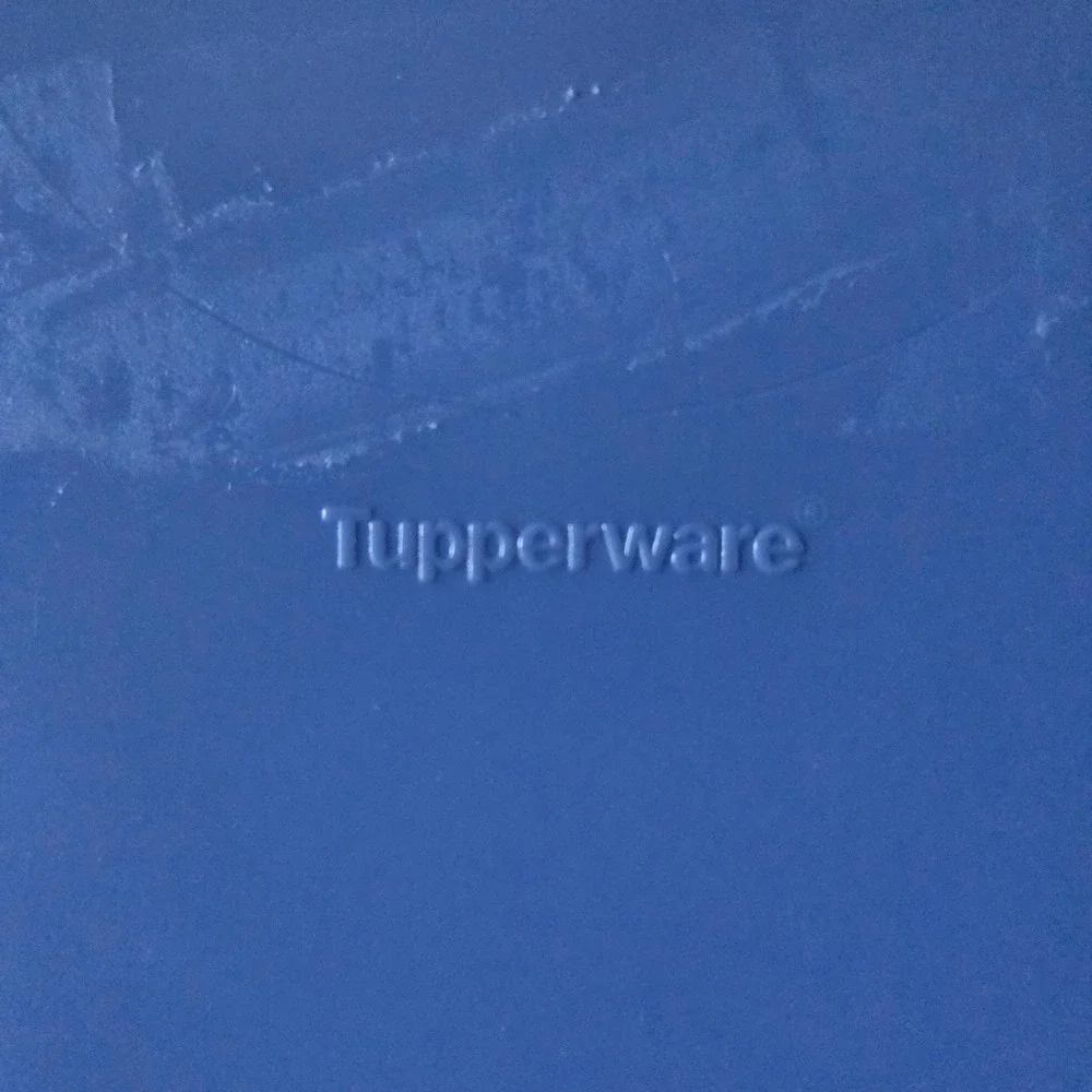 Tupperware Microwave Multi Steamer 3 Piece Set Purple Teal White Vintage USA